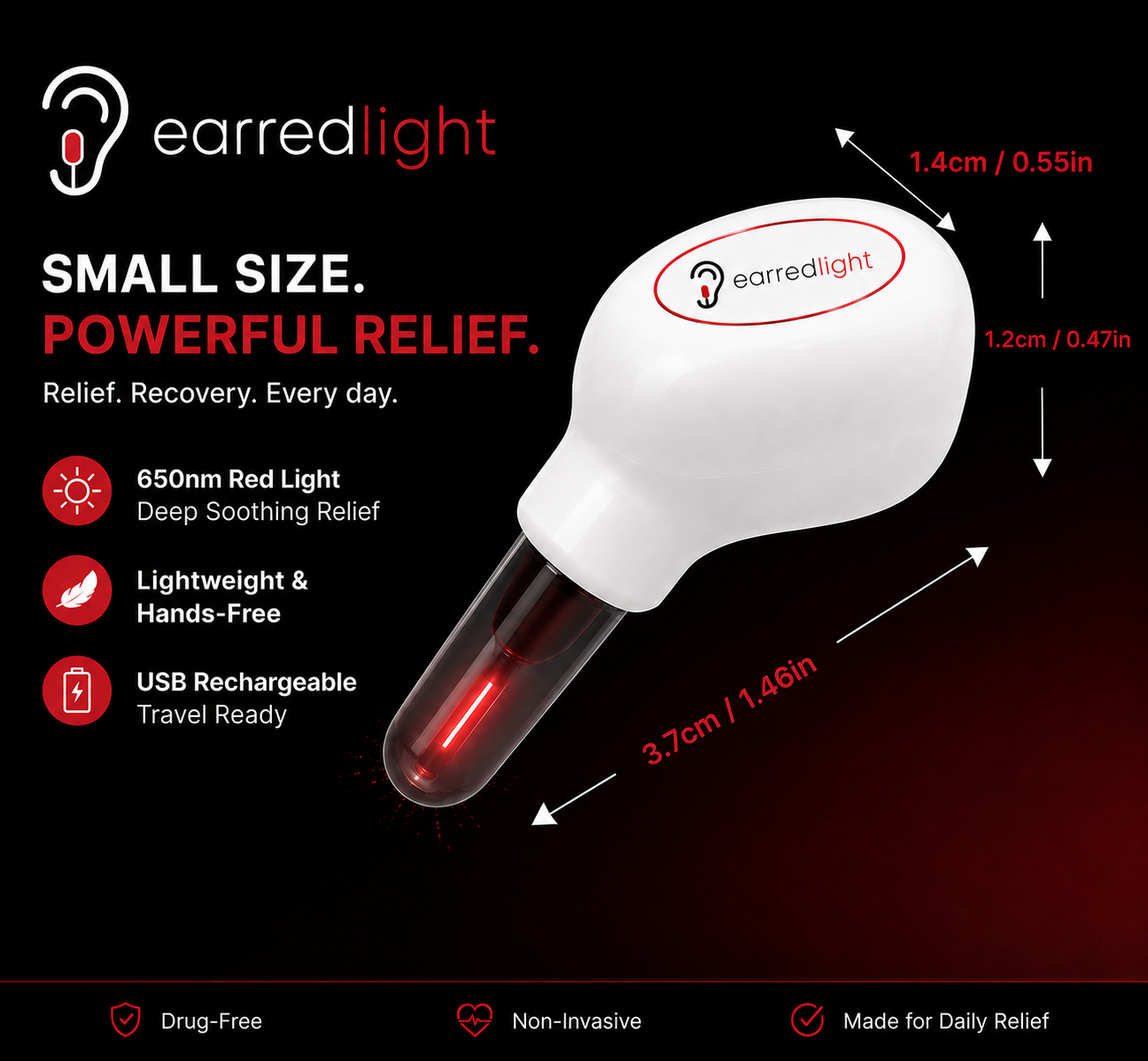 Envoom™ Red Light Therapy Panel for Skin, Wellness & Recovery