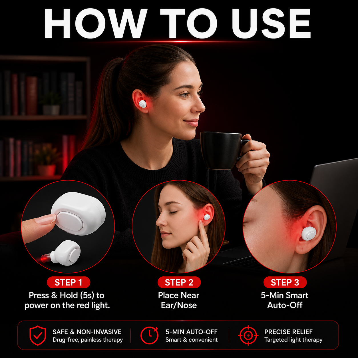 Envoom™ Red Light Therapy Panel for Skin, Wellness & Recovery